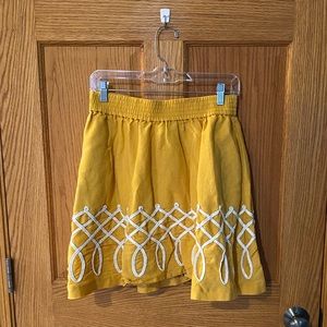 Girls from savoy golden yellow skirt